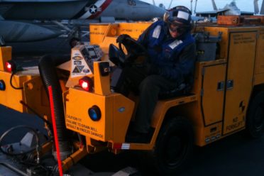 Triverus Ships First Production Aircraft Carrier Cleaning Machine