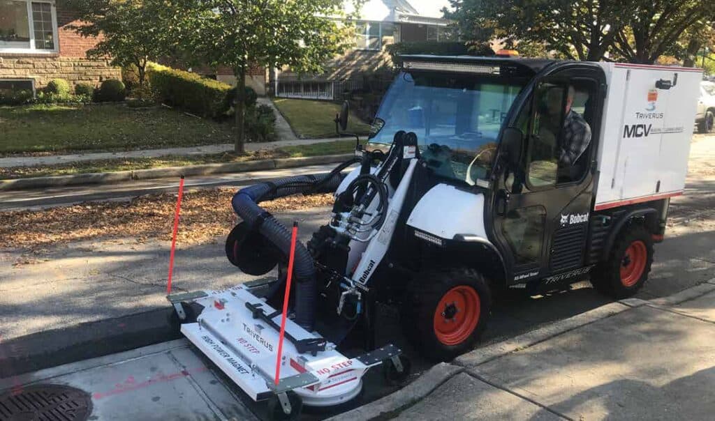 Municipal Cleaning Vehicle (MCV) in action