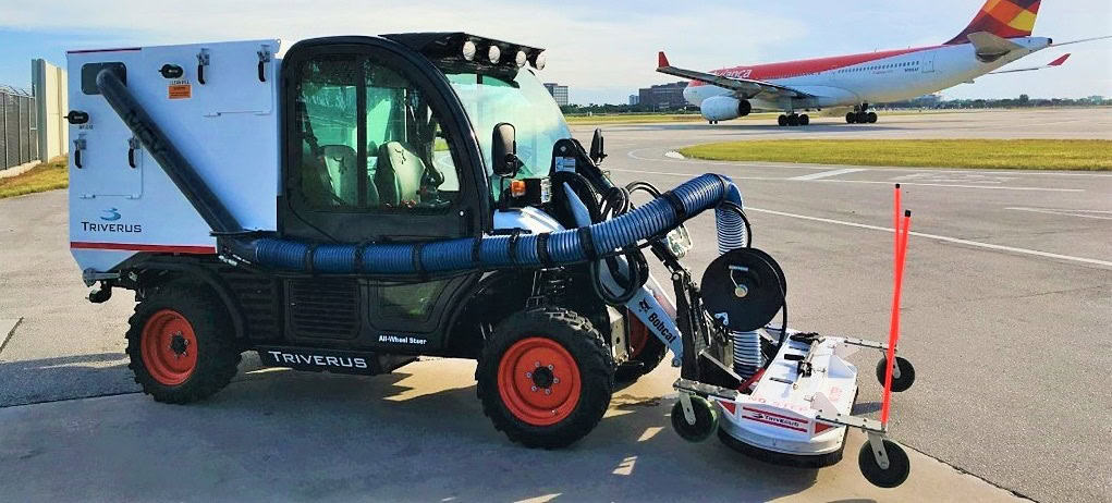 MCV cleaning parking facility surface
